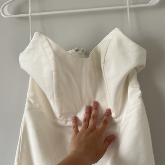 Revolve Stevie Mini Sweetheart Dress in White - Picture 6 of 8